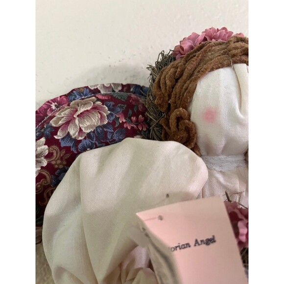 Handmade Ozarks Country Hanging Victorian Angel - Picture 7 of 10